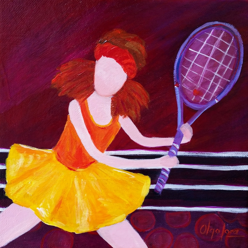 Yes, I am here -Fabiloa by artist Olga Lora